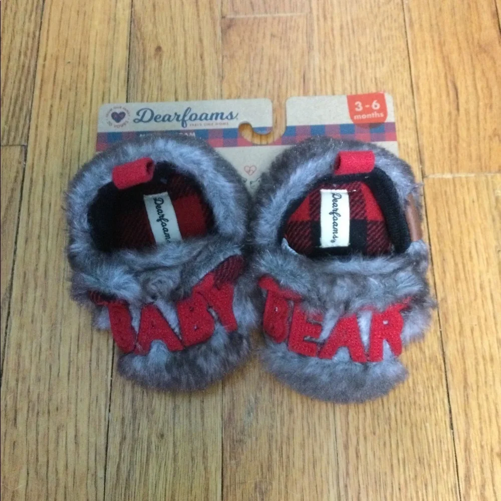 Baby Bear Slippers 3 - 6 Mo 2 Dearfoams Holiday